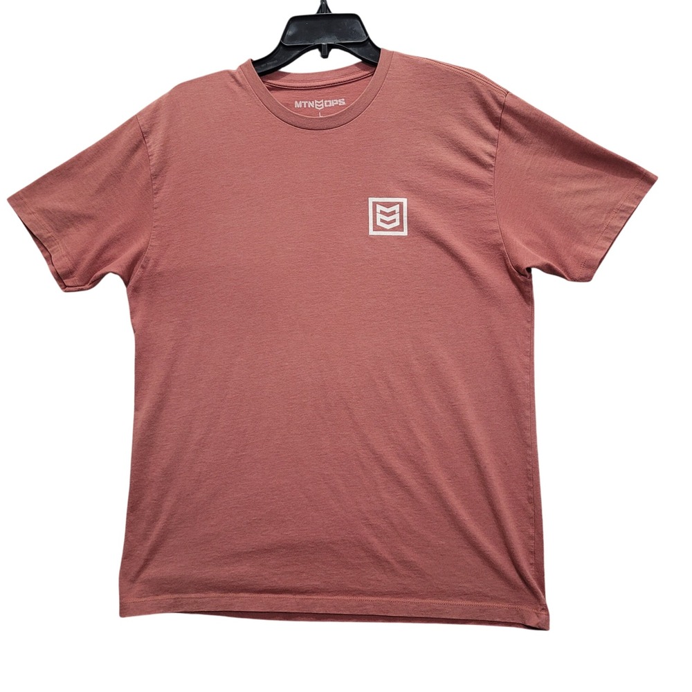 MTN‎ OPS Mens T Shirt Size Large Short Sleeve Crew Neck Cotton Polyester Blend